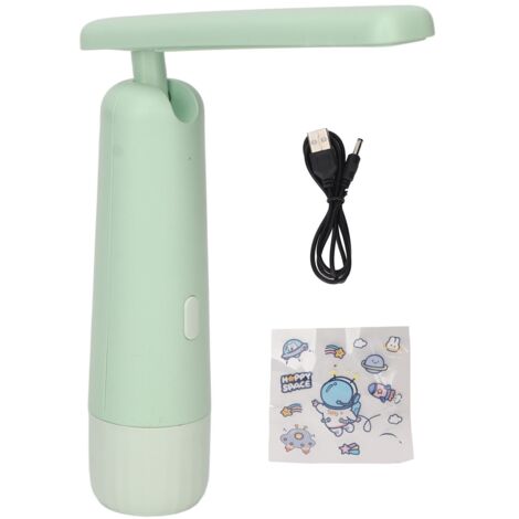 Lampe de Bureau LED Rechargeable, Lumière Douce Protection des Yeux, Angle Réglable pour Maison Bureau Voyage
