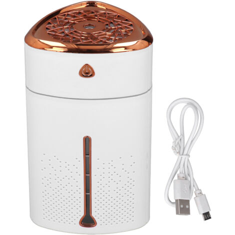 Humidificateur USB Blanc 1000ml avec LED et Contrôle Tactile pour Bureau Maison (1/5)