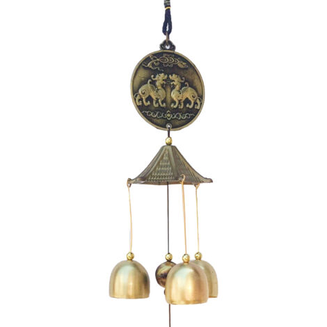 Carillon à Vent Vintage en Alliage Rétro - Décoration Maison et Boutique - Artisanat Fin et Détaillé (1/5)