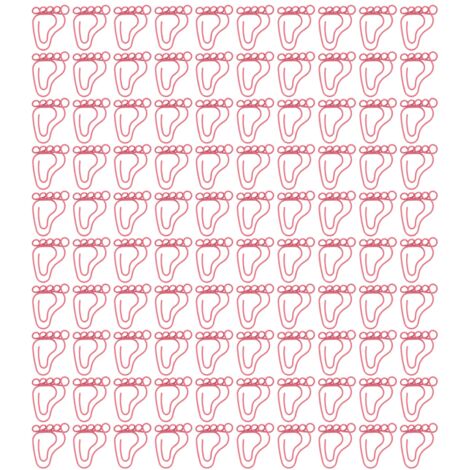 100 pièces Attaches Papier Pieds Mignons Antidérapants Portables pour Marque-page Bureau Documents Rose (1/5)