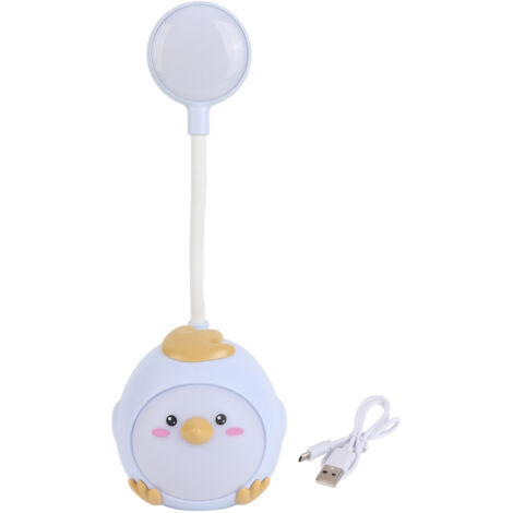 Lampe de Bureau LED Rechargeable USB, 7 Couleurs et 2 Modes, Flexible avec Protection des Yeux, Lumière Bleue