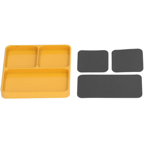 Plateau Magnétique Résistant à la Chaleur 13,8x11x2cm Alliage d'Aluminium pour Outils de Bricolage (1/5)