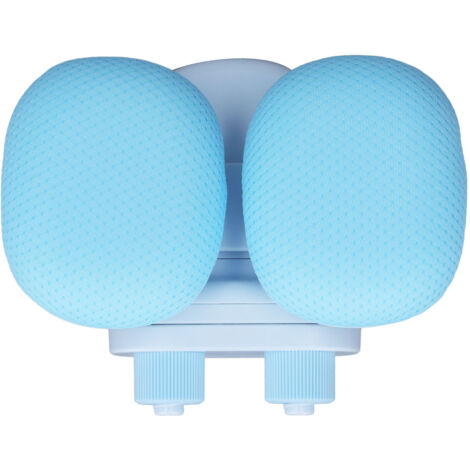 Correcteur de Posture Assise avec 5 Niveaux de Hauteur, Support Dorsal Doux pour Bureau d'Enfants et Étudiants, Facile à Monter, Bleu (1/5)
