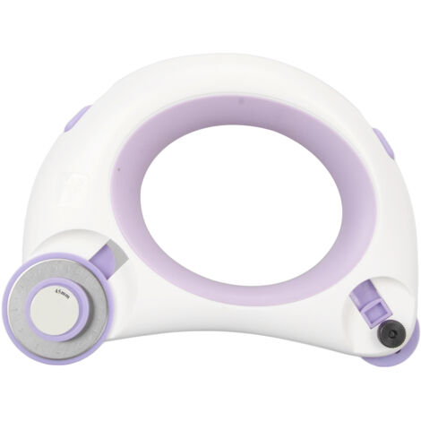 Coupe-tout rotatif double tête avec lames interchangeables pour tissu, DIY, violet (1/5)
