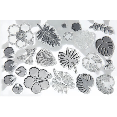 Tampons en Silicone Transparents et Légers pour Création de Cartes, Scrapbooking et Journaux (1/5)
