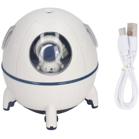 Humidificateur USB Design Capsule Spatiale - Fonction Brumisateur, Veilleuse et Diffuseur d'Huiles Essentielles pour Chambre, Bureau ou Voiture (1/5)