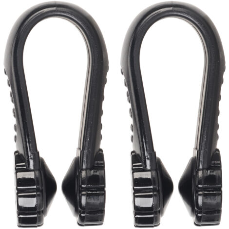 2 Pièces Pince Acupression Plastique Noir pour Points LI4, Soulagement Stress et Douleur, Facile à Utiliser à Domicile (1/5)
