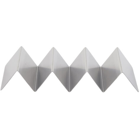 Support Taco en Acier Inoxydable Anti-Rouille, Plateau de Cuisson en Forme de W pour 4 Tacos (1/5)