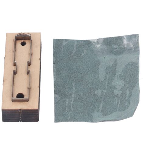 Matrice de découpe en cuir base bois pour fabrication de bijoux et scrapbooking - Accessoire créatif DIY (1/5)