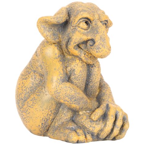 Statue Gothique Peinte à la Main pour Jardin, Patio et Intérieur - Décoration Maison et Extérieur (1/5)