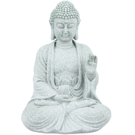 Petit Bouddha Décoratif en Grès Vert - Ornement Apaisant pour Aquarium - Artisanat Fin (1/5)