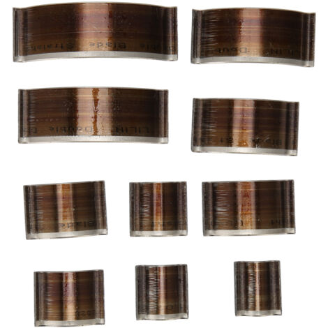 10 pièces Emporte-pièce en Cuir Forme Arc 1/4R Acier Carbone pour Portefeuilles Ceintures DIY (1/5)