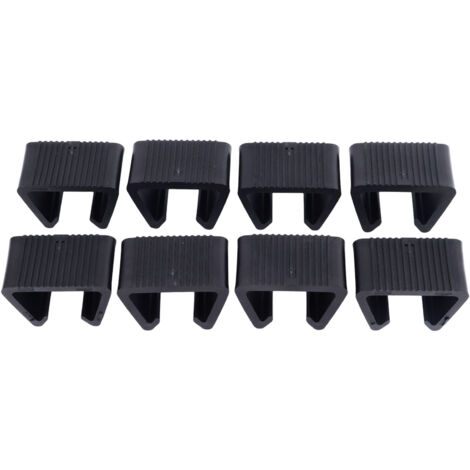 8 attaches pour meubles de jardin en rotin, fixations pour canapé modulable, clips de maintien 4.3 cm pour assemblage terrasse (lot de 8) (1/5)