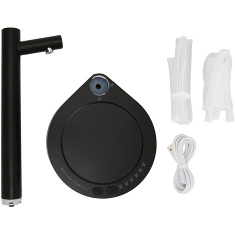 Distributeur d'Eau Intelligent 5 Gallons avec Recharge USB et Pompe Doseuse 7 Niveaux pour Bureau Noir (1/5)
