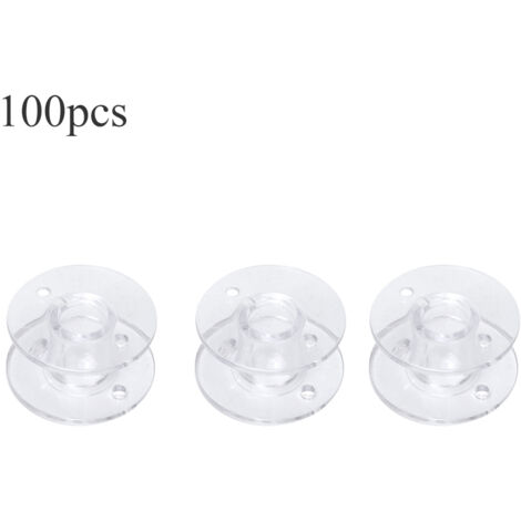 100 Pièces Bobines en Plastique de Haute Qualité pour Machine à Coudre Accessoires Polyvalents (1/5)