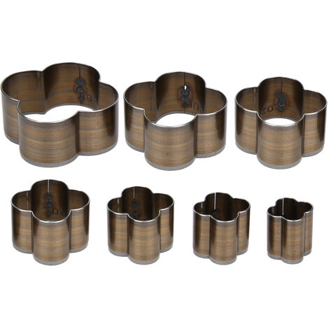 7PCS Emporte-pièces en Acier Haut Carbone pour Cuir, Matériel DIY et Projets de Maroquinerie (1/5)