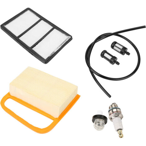 Kit de service avec filtre à air, filtre à essence, poire de amorçage et bouchon pour tronçonneuse Stihl TS410 TS420 (1/5)
