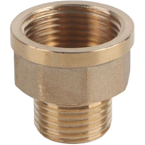 Raccord laiton hexagone réducteur 1/2" BSPT mâle vers 3/4" BSPT femelle pour tuyauterie eau (1/5)