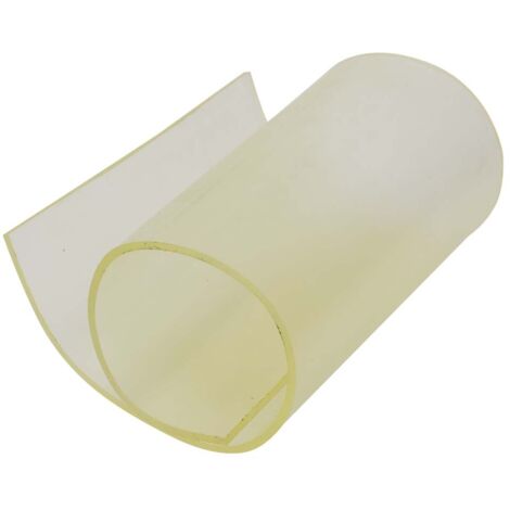 Feuille de Polyuréthane Sorbothane Haute Qualité Résistance Chimique Jaune 4x200x500mm (1/5)