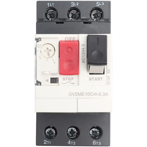 Disjoncteur de protection moteur GV2-ME10C 4-6.3A - Interrupteur sectionneur pour moteurs électriques