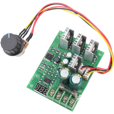 Contrôleur de Vitesse PWM pour Moteur DC, Affichage Numérique DC6-60V 30A, Réglable 0-100% (1/5)