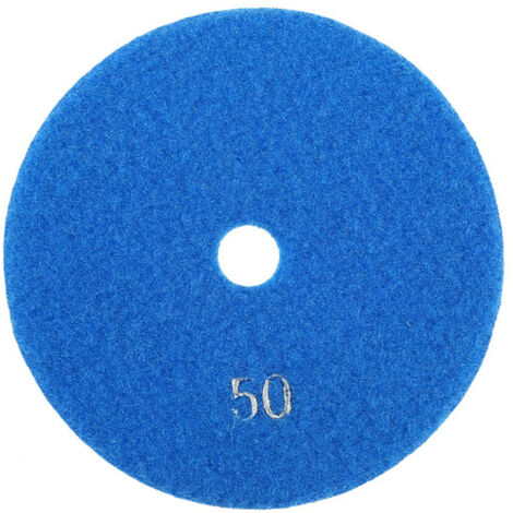 Disques diamantés humides 5'' 125mm pour polissage granit béton marbre - Lot de 50 (1/3)