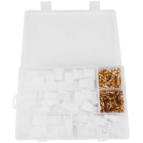 40 Pièces Connecteurs Fils 2.8MM 2 3 4 6 Voies Boîtiers Bornes Femelle et Mâle Kit Auto Moto (1/5)