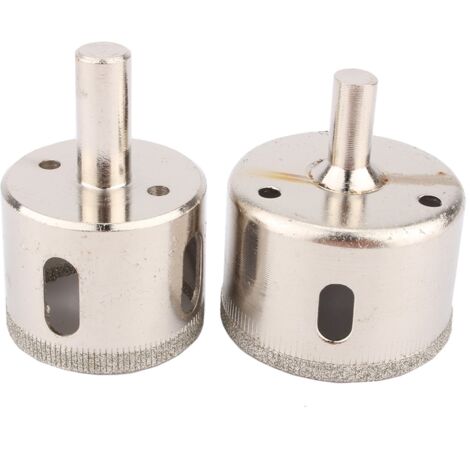 2 Pièces/Ensemble Forets Diamantés 38mm & 45mm pour Carrelage et Marbre, Outil de Perçage (1/5)