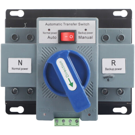 1 unité Mini 63A 2P Interrupteur de Transfert Automatique d'Alimentation Double (1/5)