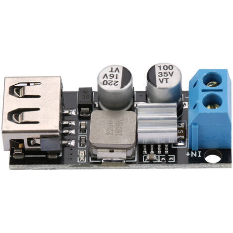 Module de charge rapide USB QC3.0 5V, convertisseur abaisseur DC-DC 6V-32V vers 5V pour alimentation 12V/24V (1/5)