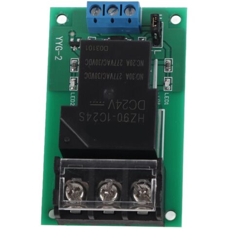 Module de relais à optocoupleur 30A YYG-2 DC24V, déclenchement unidirectionnel haut/bas, isolation haute puissance (1/5)