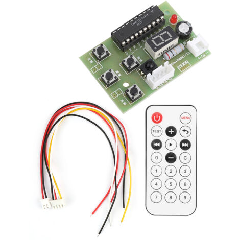 Contrôleur de Vitesse Réglable pour Moteur Pas-à-Pas 4 Fils 2-Phase 4-6V avec Télécommande (1/5)