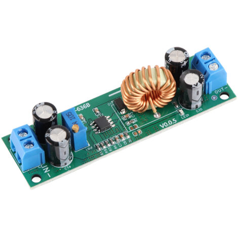 Module d'alimentation DC-DC abaisseur réglable 6.5V-60V vers 1.25V-30V 10A, convertisseur de tension puissant (1/5)