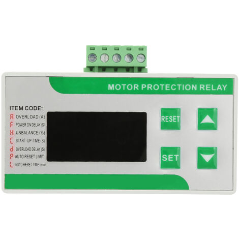 Protecteur de Moteur Électrique Numérique 380V AC 2-99A avec Affichage - Protection contre les Surcharges et la Perte de Phase (1/5)