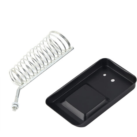 Support à Fer à Souder en Acier Inoxydable avec Base Métallique et Ressort pour Bricolage DIY (1/5)