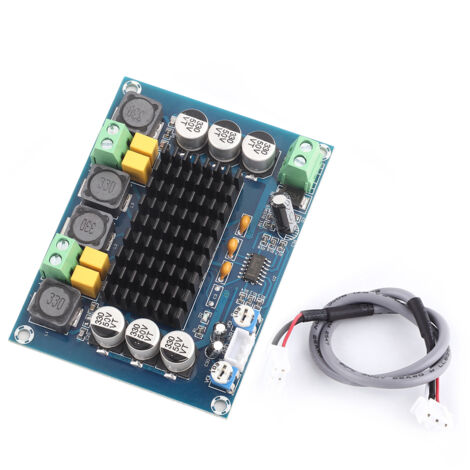 Amplificateur Audio Numérique Stéréo 120W+120W Haute Puissance DC12-26V (1/5)