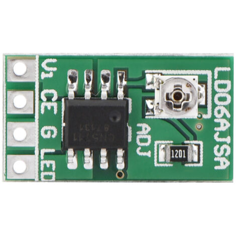 Pilote LED à courant constant réglable 30-1500mA, compatible 3.3V 3.7V 5V pour batteries 18650 Li-ion (1/5)