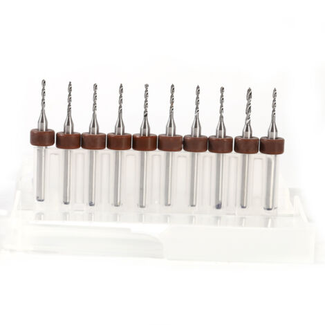 Foret micro carbure pour circuit imprimé PCB en alliage dur, outil de perçage de précision (1.2mm) (1/2)