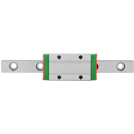 Rail Guide Linéaire Miniature MGN9H 100mm, Bloc Coulissant pour Rail de Guidage 9mm (1/5)