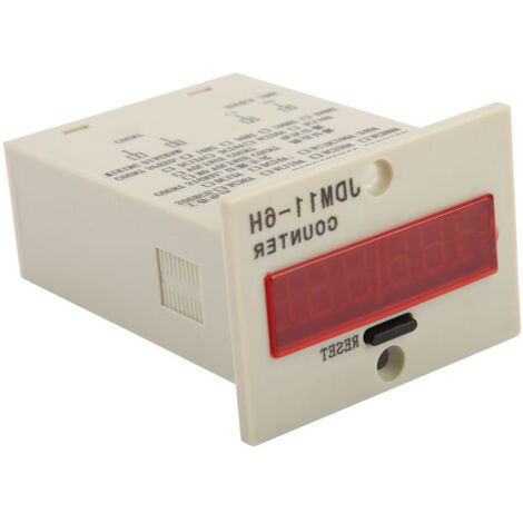 Compteur électronique JDM11-6H 6 chiffres affichage DC 36V compteur numérique (1/5)