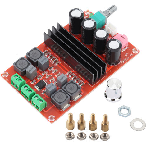 Amplificateur Audio Numérique Stéréo 2x100W Haute Puissance DC12-24V (1/5)
