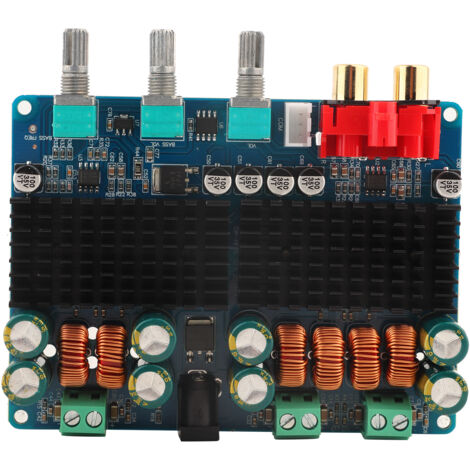 Amplificateur Audio Numérique 2.1 Canaux TPA3116, 50Wx2 + 100W Subwoofer, Carte Ampli Puissance 12-26VDC