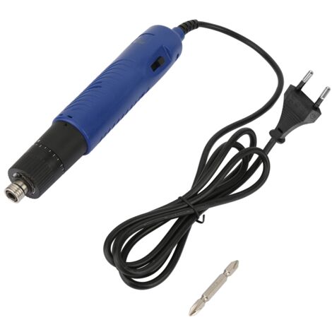 Tournevis électrique portable 1/4" à mandrin droit avec couple réglable (fiche UK 220V) (1/5)