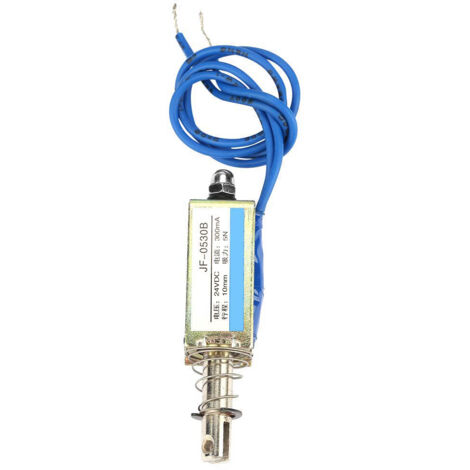Électroaimant rétractable 5N 10mm, contrôle automatique 6/12/24V DC 300mA pour systèmes industriels