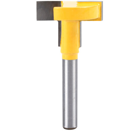 Fraise à rainurer en carbure cémenté 1/4 de pouce pour bois, fraise de défonceuse, outil de fraisage bois (jaune, 27mm) (1/5)