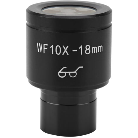 Microscope Biologique WF10X/18mm avec Oculaire Grand Angle et Haute Montée