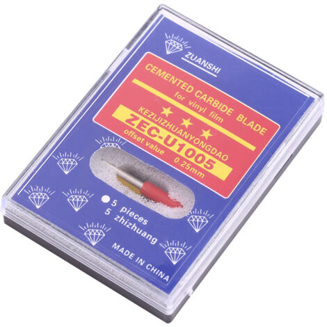 Couteau de découpe pour plotter, lame en carbure cémenté pour vinyle (lot mixte) (1/2)