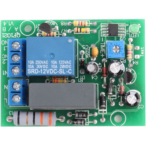 Interrupteur à Temporisation Réglable 0-10s, Module Minuterie 220V pour Arrêt Automatique (1/5)