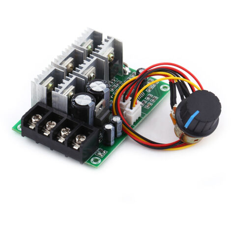 Contrôleur de Vitesse Moteur DC 10-55V 40A avec Protection Surcharge - Régulateur de Moteur (1/5)