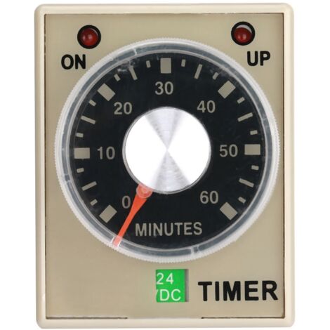 Minuteur de Temporisation 60 Minutes 24VDC, Relais Temporisé AH3-3(60M) pour Contrôle de Circuit (1/5)
